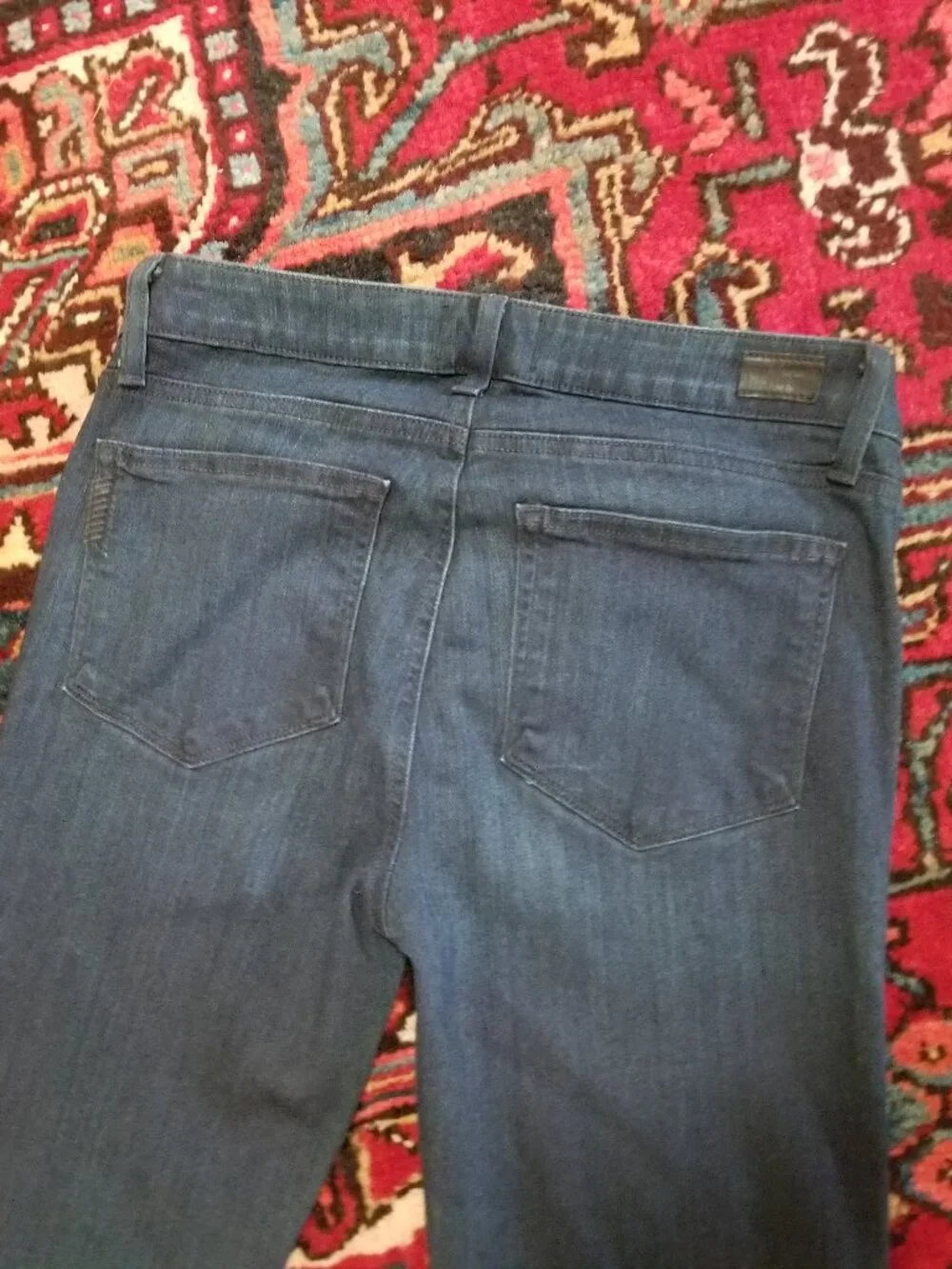 PAIGE Manhattan Dark Blue Jeans – Sz 29 - Picture 8 of 11